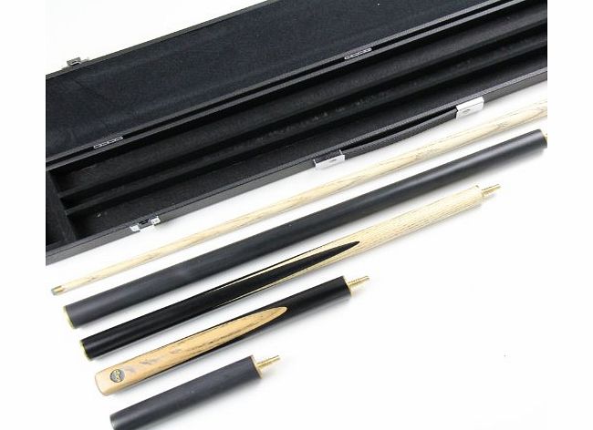 Rileys CLEARANCE - Rileys 5pc Matching Ash Grain Snooker Cue amp; Hard Case Set - 9mm Tip