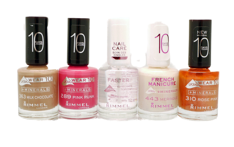 Hot 5 Nail Polishes