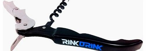 Rink Drink Professional Waiters Friend Bottle Opener Corkscrew