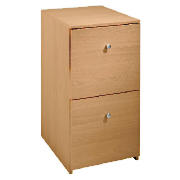 Rio 2 Drawer Filing Cabinet, Oak