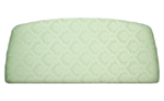 rio Damask 2and#39;6 Headboard - Light Green