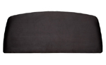 rio Faux Suede 3and#39;0 Headboard - Black