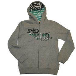 Boys Graffiti Hoody - Ciment Heather