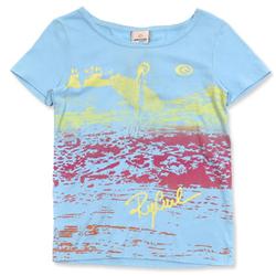 Girls Jnr Natural Curves SS T-Shirt -Blue