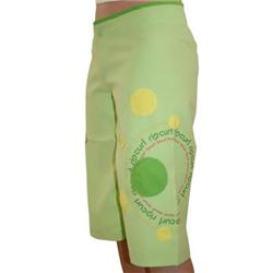 Girls Jnr On The Wave Boardies - Green