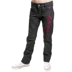 Girls Jnr Silo Jean - Blue Rock Wash