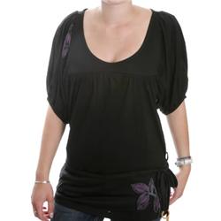 Ladies Napi Top - Solid Black