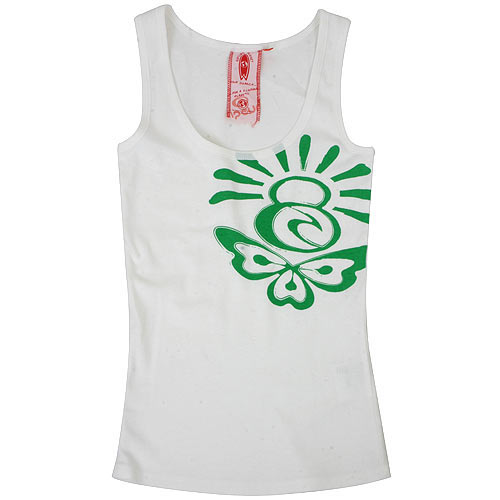 Ladies Rip Curl Neo Tropical Organic Tank 3262-optical White