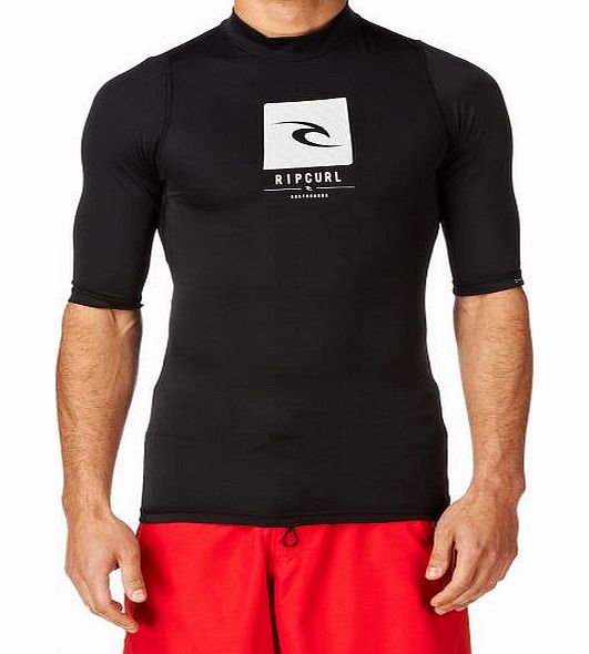 Rip Curl Mens Rip Curl Compact Corpo Short Sleeve Rash