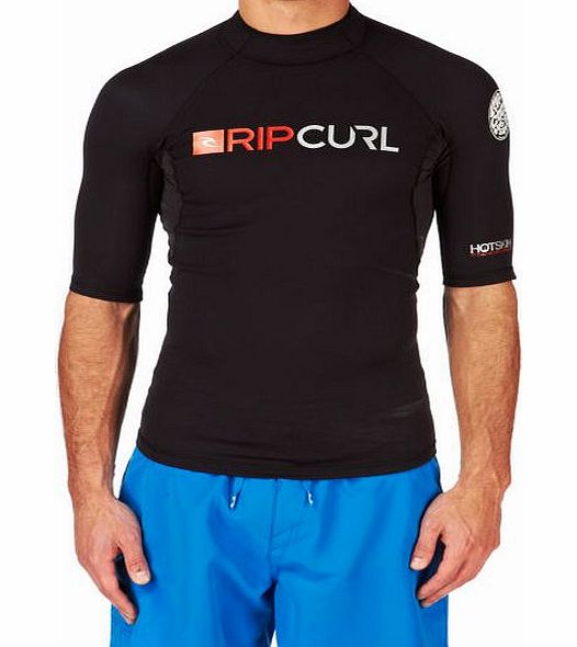 Rip Curl Mens Rip Curl Hot Skin Short Sleeve Thermal