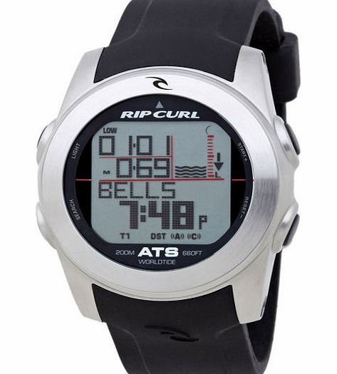 Mens Rip Curl Pipeline World Tide Watch - Blk