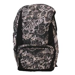 Old School Stickers BackPack - Black