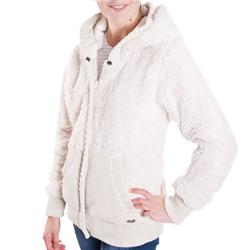 Womens Sea Holly Faux Fur Hoody - WhiteSa