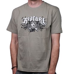 Rip Curl Grunters T-Shirt Khaki Green