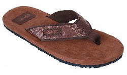 RIPCURL GUYS Rip Curl Purple Haze Leather Flip Flops