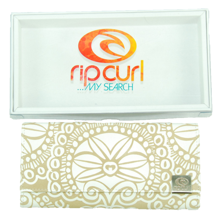 Ladies Ripcurl Issuta Leather Walet. White