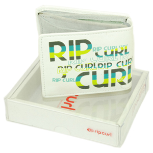 Ladies Ripcurl Logo Line Wallet. Optical White