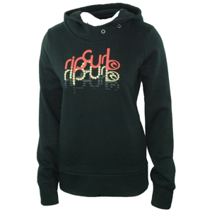 Ripcurl Ladies ladies Ripcurl Machu Picchu Hoody. Solid Black