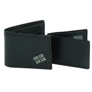 Mens Ripcurl Four Corners PU Wallet. Black