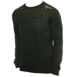 Ripcurl Mens Mens Ripcurl Kalmar Crew Sweated Knit. Black.