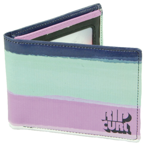 Mens Ripcurl Resin Stripe Pu Wallet. Purple