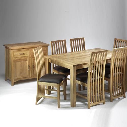 Riverwell Dorset Ash Dining Set   Sideboard