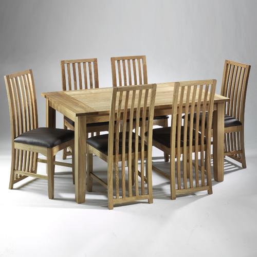 Riverwell Dorset Ash Dining Set x4 Chairs