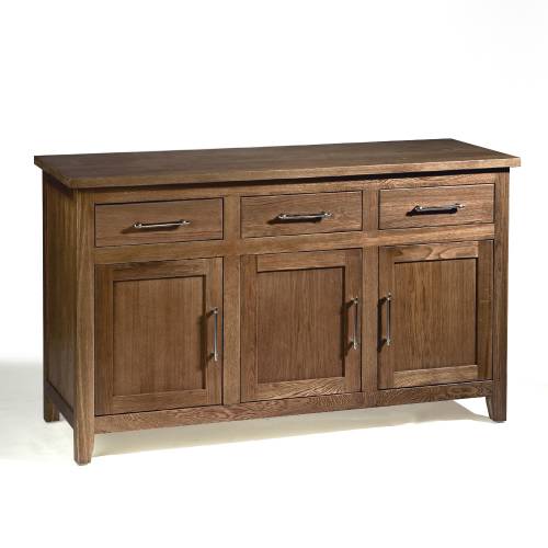 Riverwell Oak Sideboard (Chrome Handles) 501.201