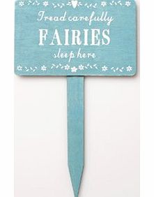 RJB Stone (Sass Belle) Fairies Sleep Here Wooden Garden Sign By RJB Stone (Sass Belle)