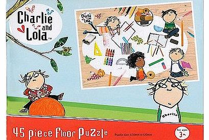 RMS International Charlie and Lola 45 Piece Medium Floor Jigsaw Puzzle