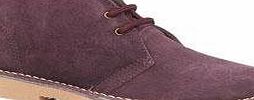 Roamer 3 EYELET DESERT BOOT - Plum - Plum - size 5 UK