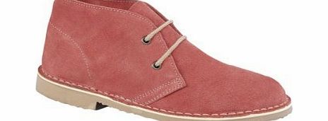Roamer Ladies Red 2 Eyelet Suede Desert Boot L777RS UK 8