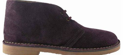 Roamer Plum Suede Leather Desert 8