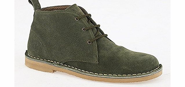 Roamer Womens/Ladies Real Suede Lightweight Desert Boots (5 UK) (Forest Green)