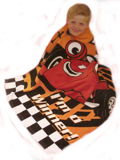 The Racing Car Beach / Bath Towel