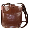 Robe di Firenze Brown Leather Tote Bag