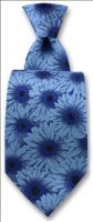 Blue Gerbera Tie by