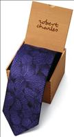 Blue Leaf Tie by