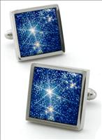 Star Blue Cufflinks by