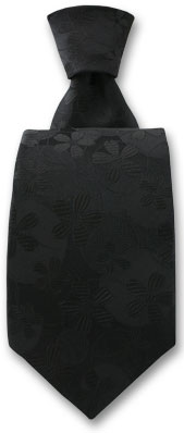 Valentina Black Silk Tie by