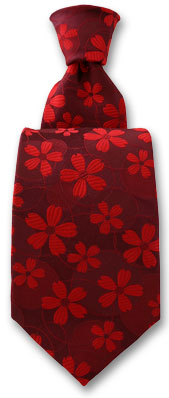 Valentina Red Silk Tie by