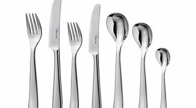 Robert Welch Aaron Satin Stainless SteelCutlery 6 Person Set