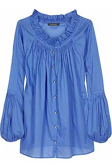 Roberto Cavalli Cotton peasant blouse