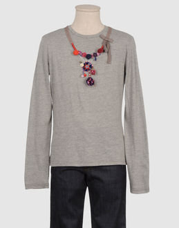 TOPWEAR Long sleeve t-shirts GIRLS on YOOX.COM