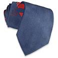 Flaming Heart Signature Blue Silk Tie