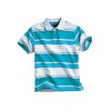 kport Stripe Pique Polo Top