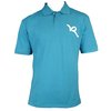 Big R Pique Polo Shirt (Aqua/White)