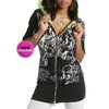 RocaWear Womens *Exclusive* Tunic Skull Hoody