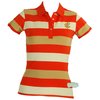 RocaWear Womens Stripe ROC Polo (Cherry)