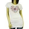 RocaWear Rhinestone Heart T-Shirt (White)